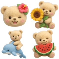 Cute fluffy Sticker18