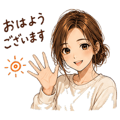 Polite Greetings Sticker Set