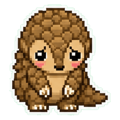 センザンコウドット絵1