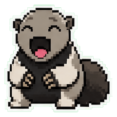 オオアリクイドット絵1