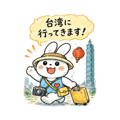 sekaiheiwa usagi ga taiwann ryokouniiku