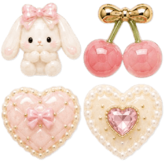 Cute, puffy decorative Sticker05
