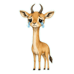 Gerenuk Watercolor 1