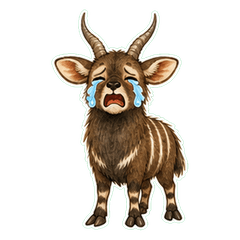 Sitatunga Watercolor 1
