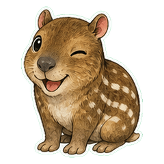 Paca Watercolor 1