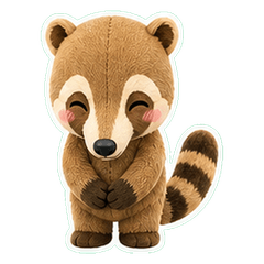 White-nosed coati Plush 1