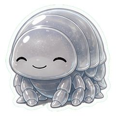 Giant isopod Glass 1