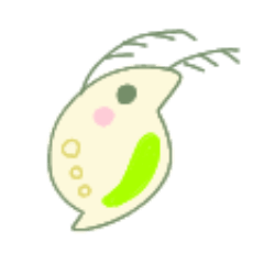 ミニミジンコのスタンプ