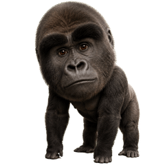 Bushy-browed gorilla