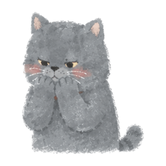 CrayonBlueCatRomance
