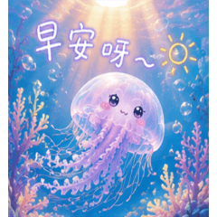 Jellyfish Glowing Cute Ocean [ZiFu]