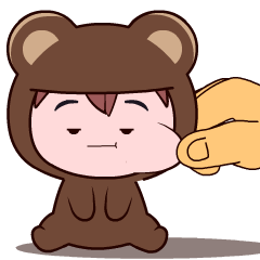 Simple Chibi Bear Brown 2 : Animated