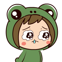 Froggy Girl 6 : Animated Stickers