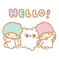 雙星仙子 x 爽爽貓 療癒日常動態貼圖