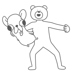 變種吉娃娃 × KETAKUMA 一起鬼混動態貼圖