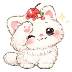 Cat Cherry Sunday