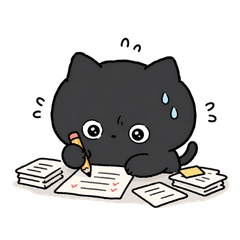MongMong the Black Cat Everyday Mood