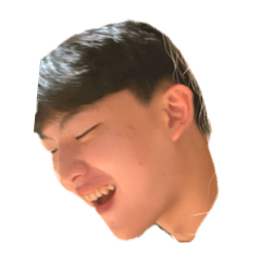 肥騰扮鬼臉