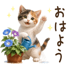 【夏】 三毛猫 子猫