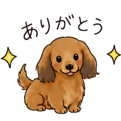 Cutelittle Dachshund Daily Life Stickers