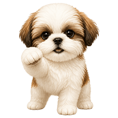I Love Shih Tzus! Stickers