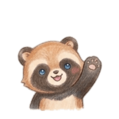 [No text]A cute, soothing raccoon dog3