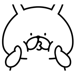 ゆるうさぎのお返事。