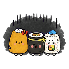 Sushi Trio: Dark Everyday Chats