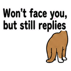 A Dog That Replies Sideways-en