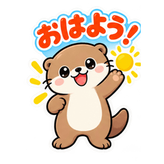 Mochari the Otter - Everyday Stickers