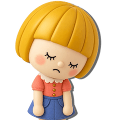 motto's 3D Cute Bob hair Girl -ver.1