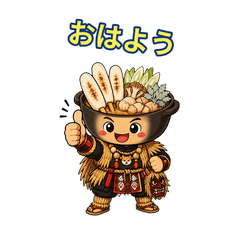 Akita Noodle Stickers 2