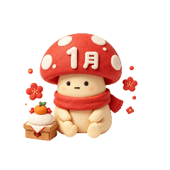 Mushroom calendar  months week