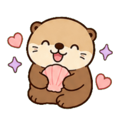 Sparkly Sea Otter