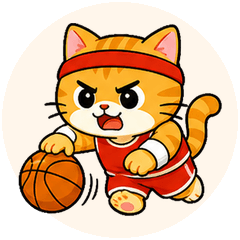 Dunk the Munchkin Basketball Cat
