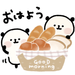 Soft Kawaii Panda Duo Sticker