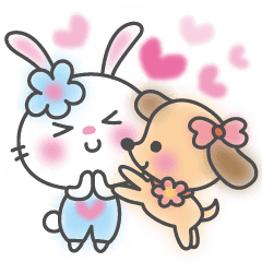 fluffy fluffy cute bunny 12