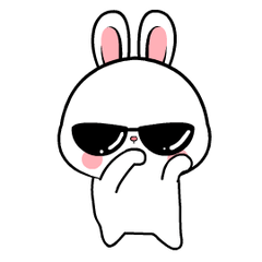 Funny Rabbit 10 : Pop-up stickers