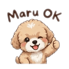 Maru貼圖 貴賓比熊