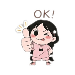 Kimagure Black-Haired Girl