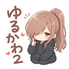 Colonel Yuru-Kawa-chan Stickers 2