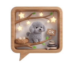 3D Toy Poodle -Late Summer Stickers