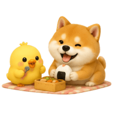 Shiba & Chick: Daily Life (No Text)