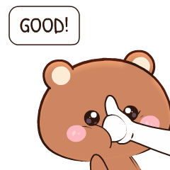 Bear Choco 10 : Animated Stickers