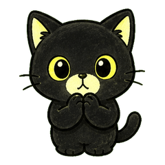 Everyday Black Cat Replies