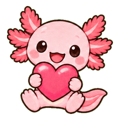 Peruno Pink Axolotl Daily Talk