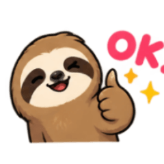 Chill Sloth - Daily Stickers