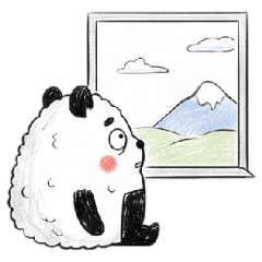 米熊のぼーっと無言日常スタンプ