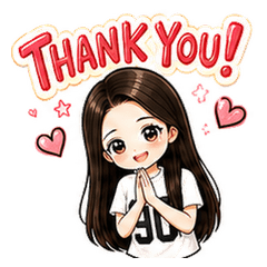 Cute Girl Stickers - Everyday & Love