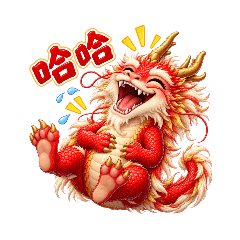 哈小龍打招呼